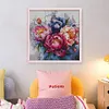 Peony-11CT Stamped Cross Stitch 56*56cm/22.05*22.05in tapestrymarket