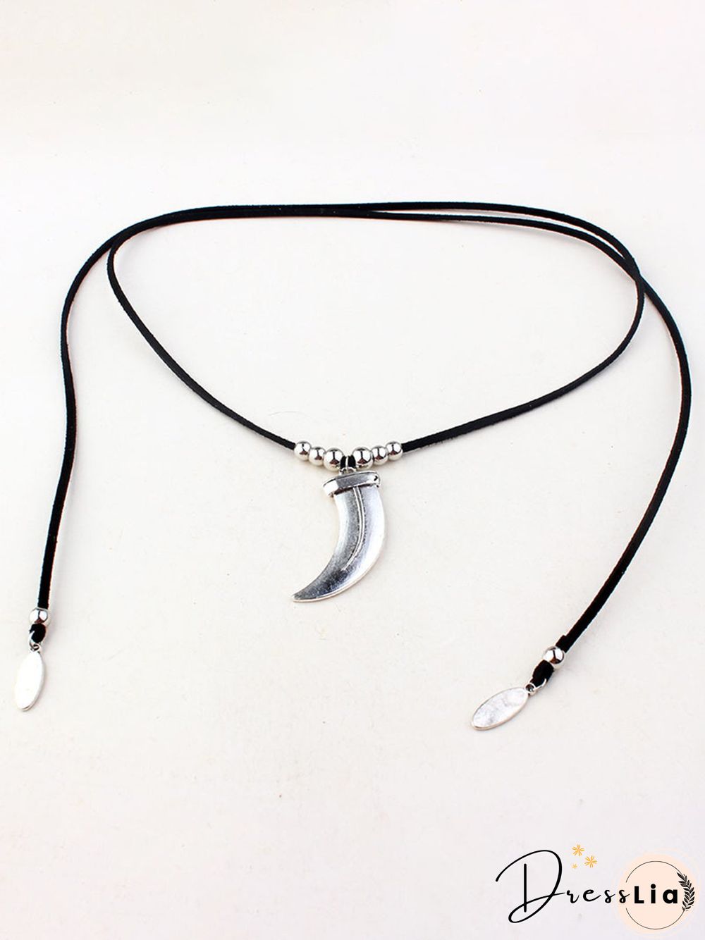 Women Abstract All Season Ethnic Metal Leather Party Metal Standard Pendant Necklaces Necklace