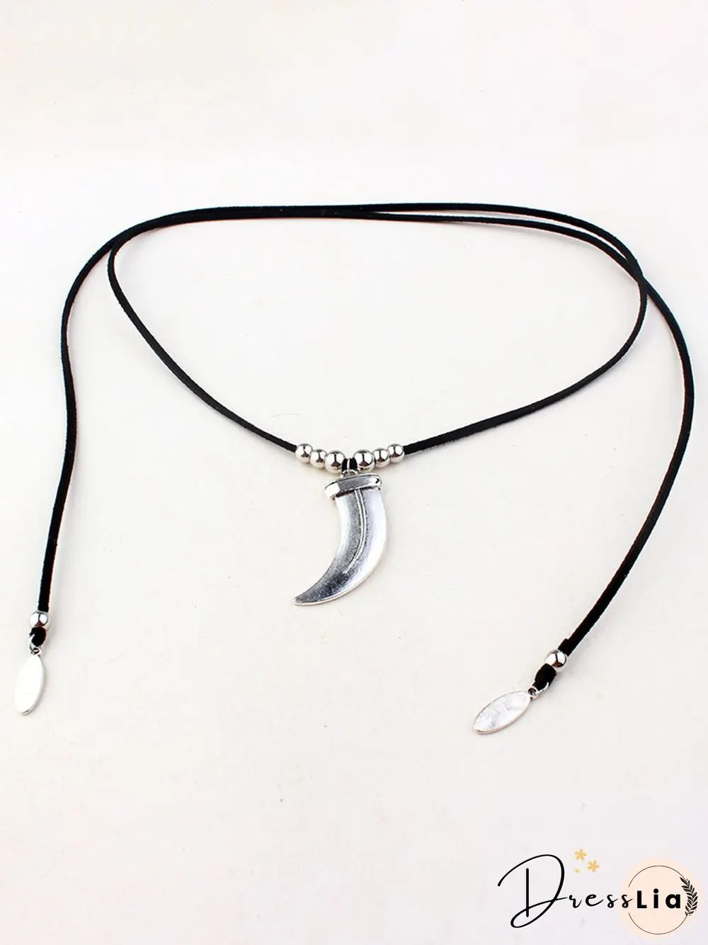 Women Abstract All Season Ethnic Metal Leather Party Metal Standard Pendant Necklaces Necklace