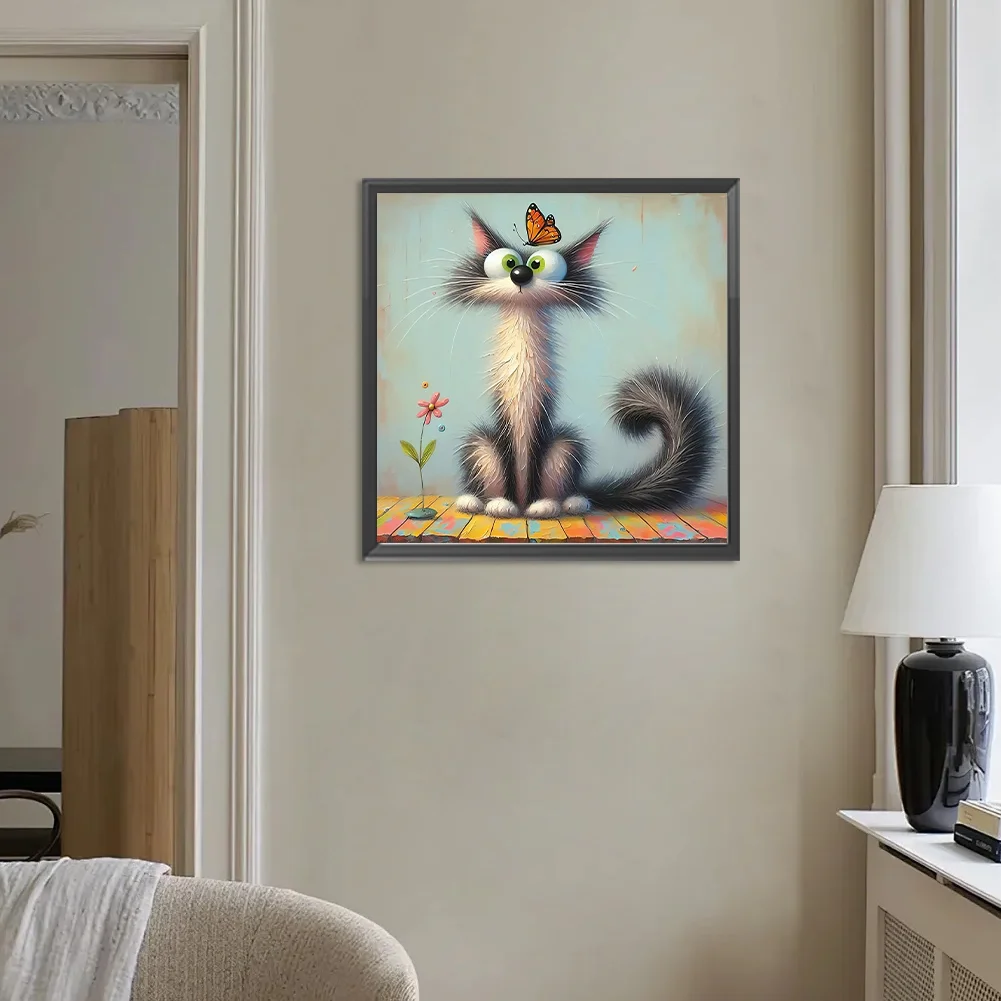 Diamond Painting - Full Round Drill - Cat (Canvas|40*40cm)