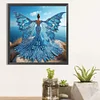 Engelsfl&uuml;gel M&auml;dchen - speziell geformtes Diamond Painting - 30*30cm
