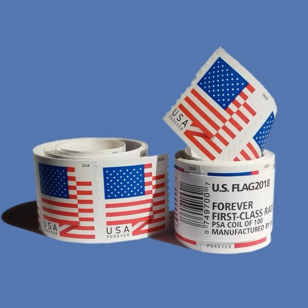 $99.99 for 5 Rolls(500pcs) - 2017/2018/2019/2022 US Flag