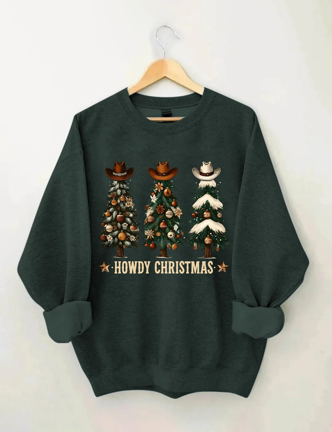 Western Christmas Tree Sweatshirt