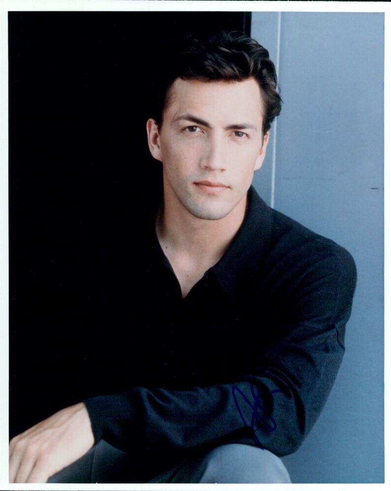 Andrew Shue (Melrose Place) signed authentic 8x10 Photo Poster painting COA