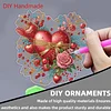 Valentine Day 2D Flat DIY Diamond Art Pendant Diamond Painting Craft Set (Roses)