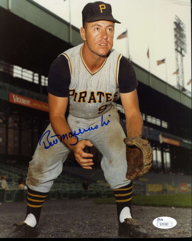 Bill Mazeroski Jsa Coa Certified Authentic Hand Signed 8x10 Photo Poster painting Autograph