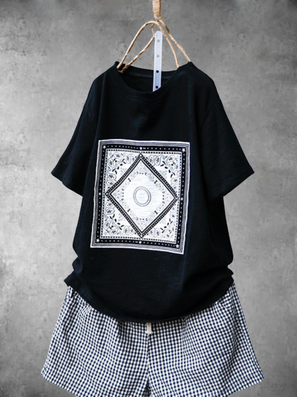 Short Sleeve Casual Cotton Shirts & Tops