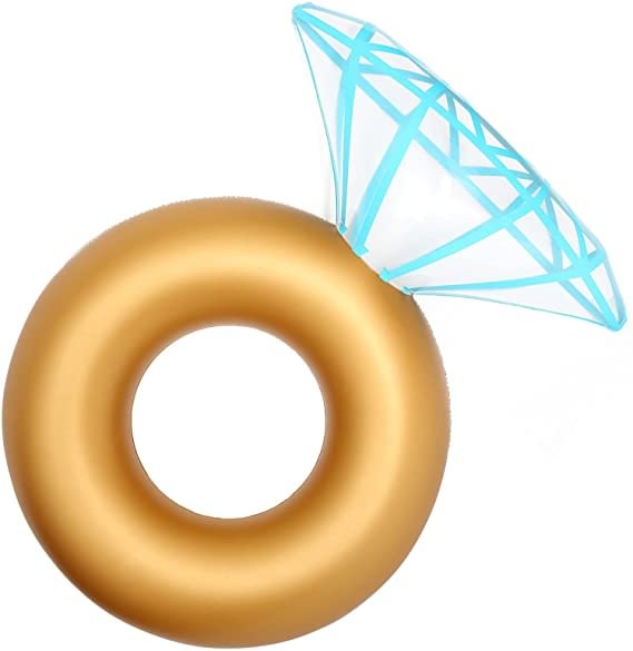 Diamond Shape Inflatable Swimming Ring