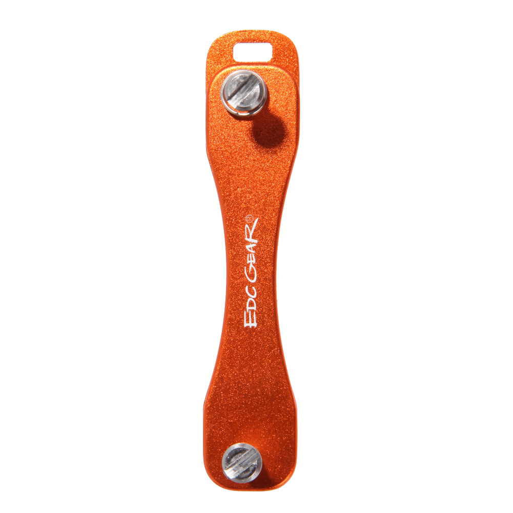 

EDC Aluminum Hard Oxide Key Holder Clip Keys Organizer Folder orange, 橙色, 501 Original