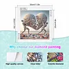 Kits de peinture en diamant en forme de pierre, c&oelig;ur d&rsquo;amour-3 en forme sp&eacute;ciale 5d DIY pour adultes d&eacute;butants, d&eacute;coration int&eacute;rieure, diamants dots, 