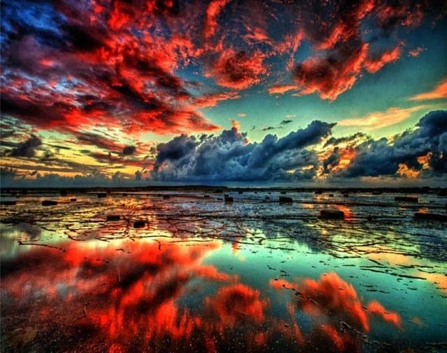 

Red Clouds – Paint By Numbers - 40*50CM, 501 Original