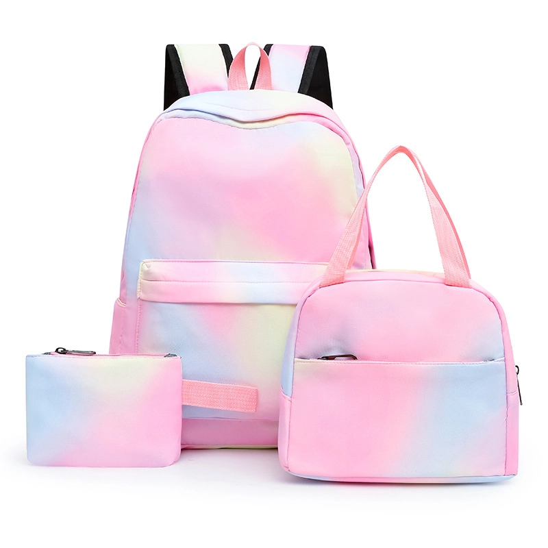 Three-piece Backpack Three-in-one Shoulder Bag Lunch Box Pencil Bag School Bag