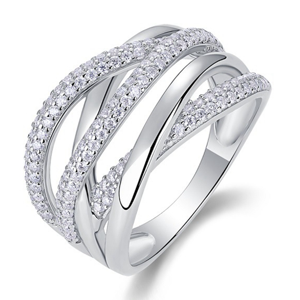  100% 925 Sterling Silver 3EX VVS1 D Color Real Moissanite Diamonds Gemstone Personality Fine Women Rings Jewelry Gifts