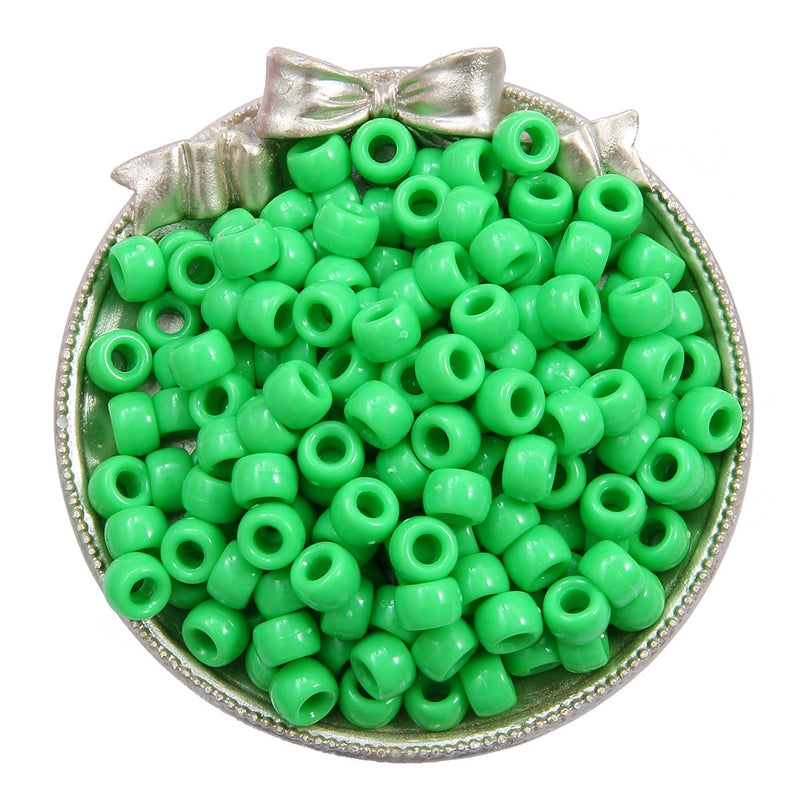 Acrylic Large Hole Barrel Beads 9*6mm Pony Beads Woven Handmade Diy Hand String Jewelry Accessories Beads Loose Beads