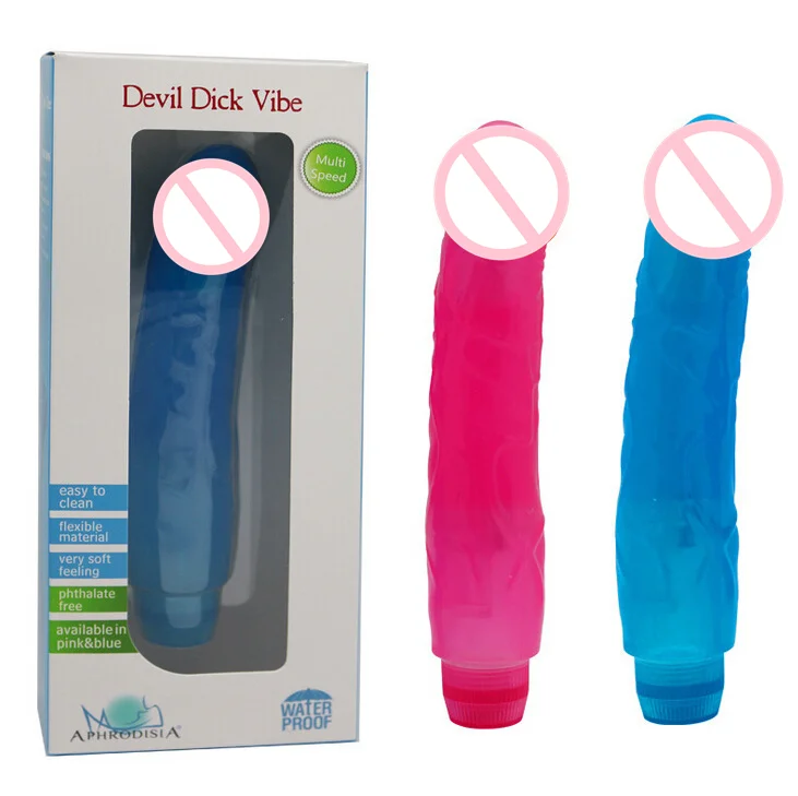 Multiple Frequency Vibrating Dildo Female Masturbation Sex Toy For Adults