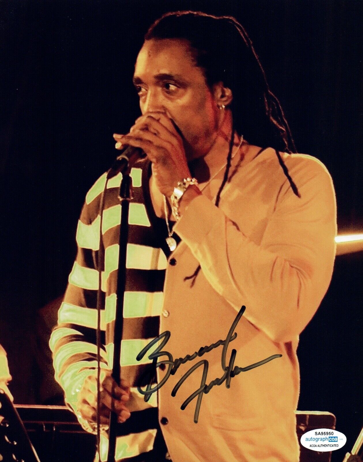 Bernard Fowler Signed Autographed 8x10 Photo Poster painting The Rolling Stones ACOA COA