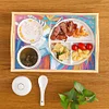 DIY Diamond Painting Wooden Tray Food Tray  with Folding Legs Living Room Decoration Donut Wooden Tray Kit (Unicorn)