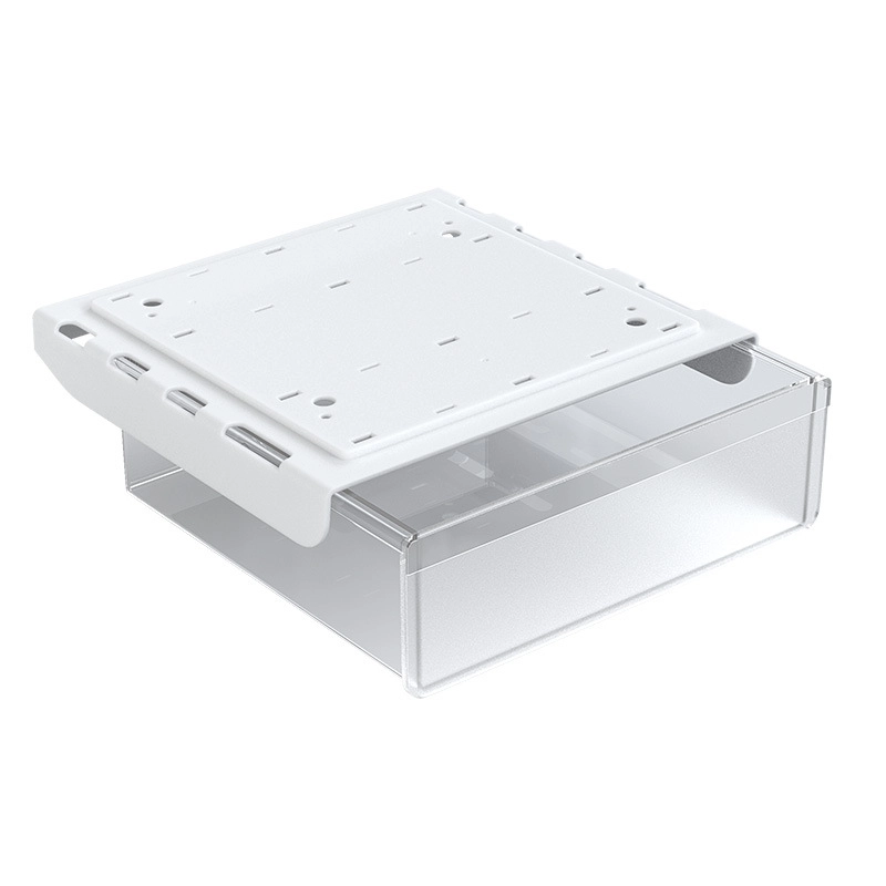 Punch-free Invisible Storage Box Under Desk Computer Desk Office Work Desk Under Desk Hidden Storage Drawer4