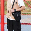 Motorcycle Drop Leg Bag Hip Bum Motorcycle Bag for Cycling Riding (Black)