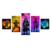 Diamond Painting -DIY Round Drill 5 Panels Anime(95x45cm)