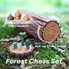 Roll-Up Forest Chess Set - Log