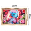 Diamond Painting Wooden Trays With Handle - Dragon