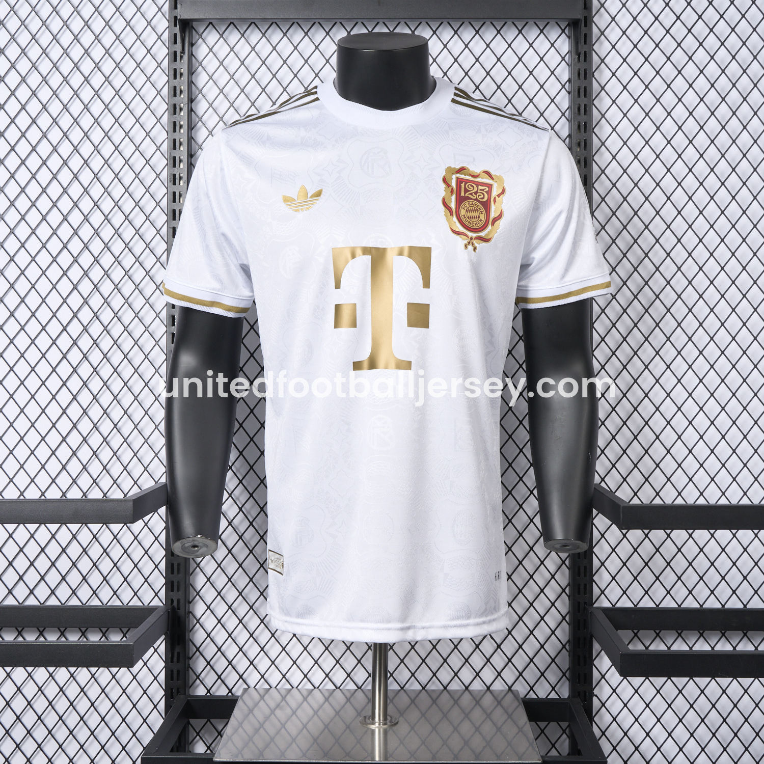 Bayern Munich 2025 White 125th Anniversary Jersey - Player Version
