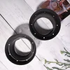 2pcs 6.5in Waterproof Car Speaker Covers Soft Silicone Foldable Horn Spacer