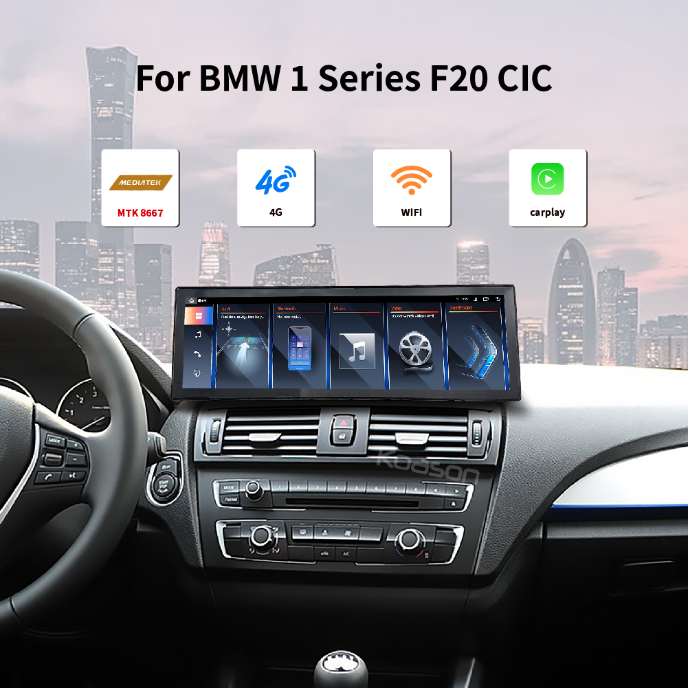 KOASON 14.9inch Android Touch Screen Upgrade Autoradio Wireless Apple CarPlay Android Auto For BMW 1 Series F20 