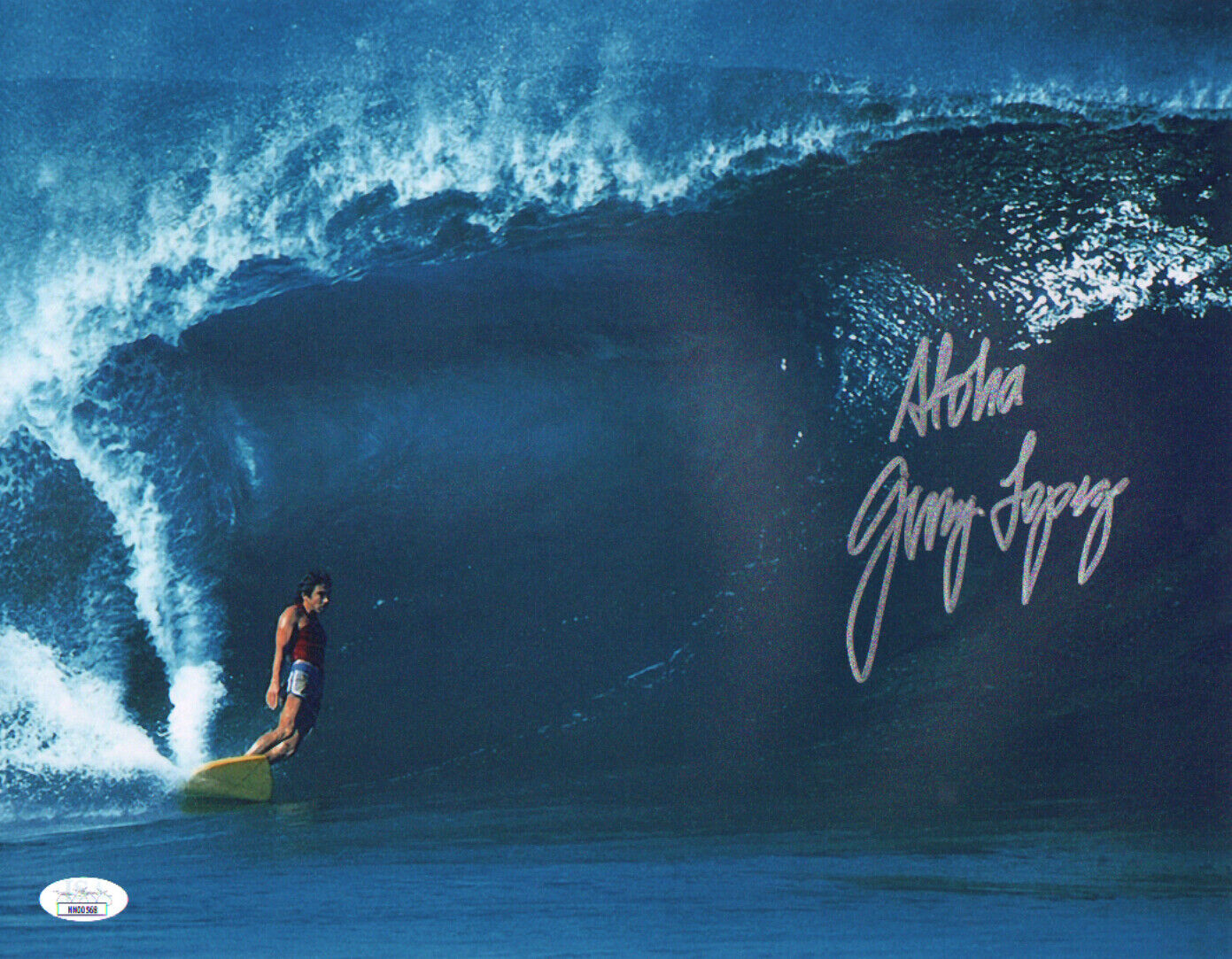 GERRY LOPEZ Authentic Hand-Signed Mr. Pipeline ~ SURFING