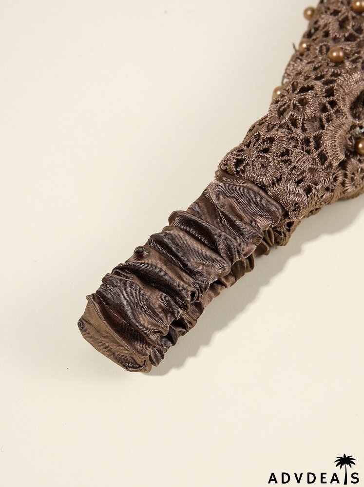 Faux Pearl Decor Hair Band