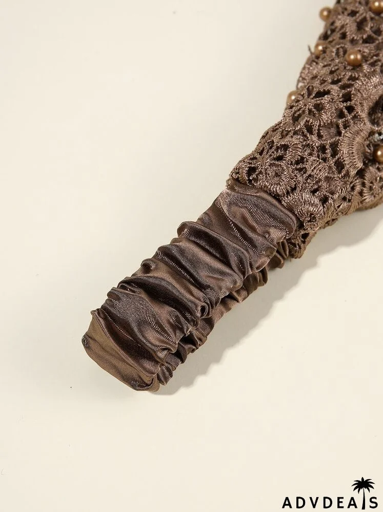 Faux Pearl Decor Hair Band