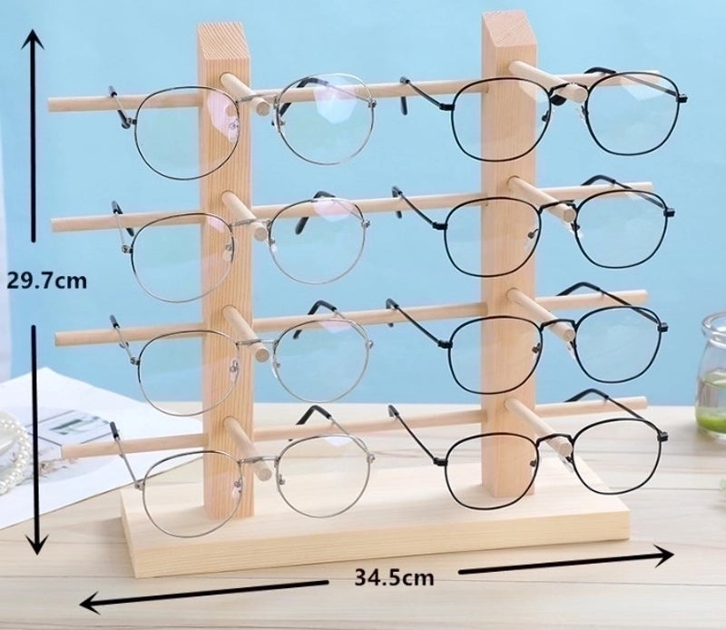 Minimalist Geometric Solid Wood Jewelry Display