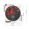 4pcs Diamond Painting -DIY Round Drill Stained Glass Animal