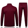 25/26 Ajax Dark Maroon long zipper  Training Jacket Set