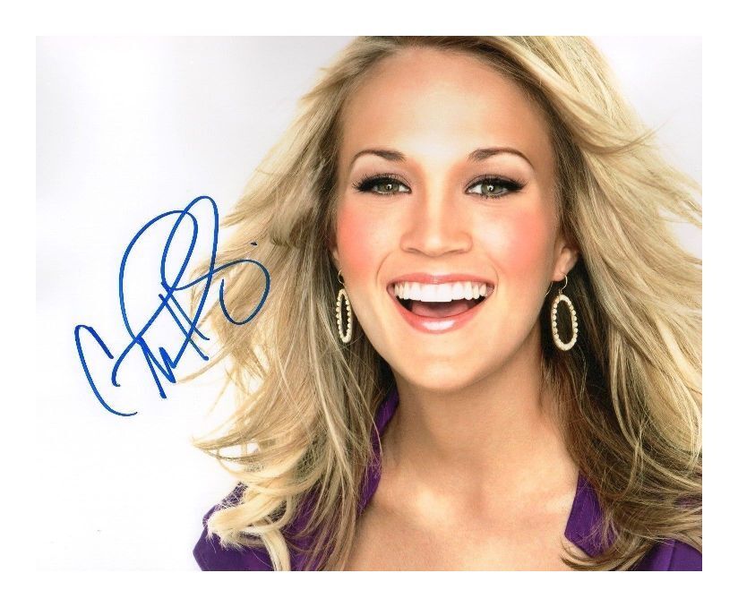 CARRIE UNDERWOOD AUTOGRAPHED SIGNED A4 PP POSTER Photo Poster painting PRINT 1