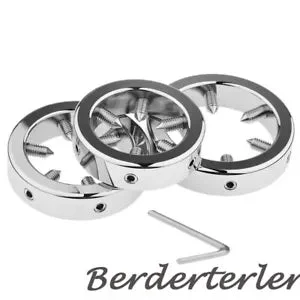 pornhint Pornhint Adjustable Spike Rings Stimulate Scrotum Testicles Chastity Device Metal Ring