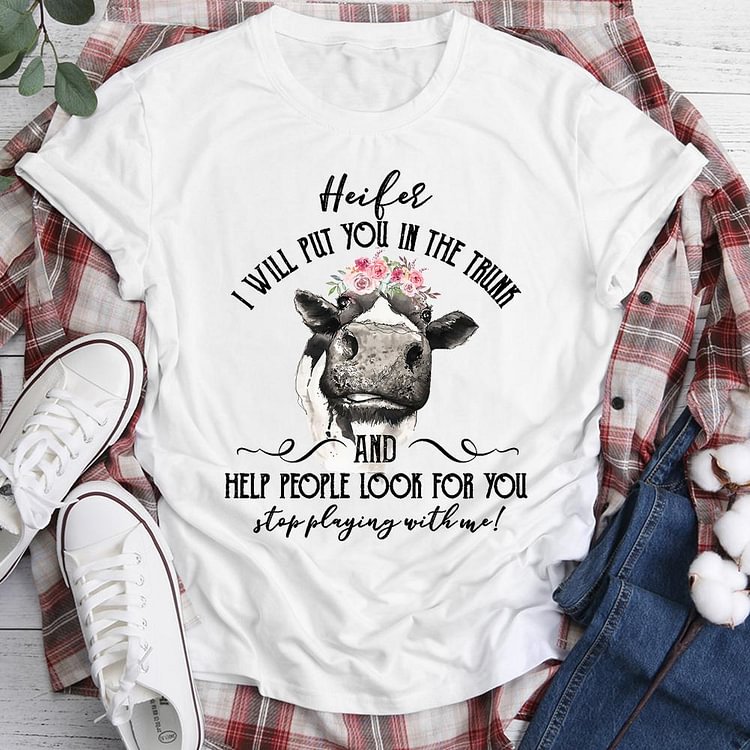 ANB - I Will Put You In The Trunk And Help People Look For You Retro Tee -05988