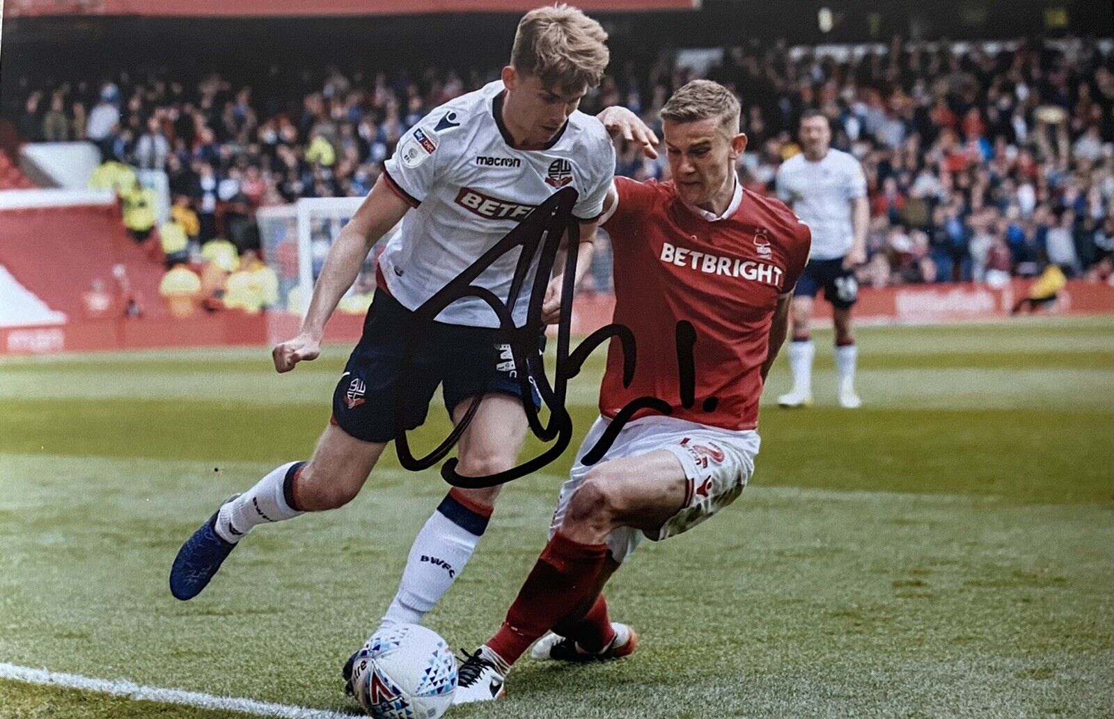 Harry Brockbank Genuine Hand Signed Bolton Wanderers 6X4 Photo Poster painting 3