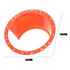 2Pcs 6.5Inch Car Audio Refit Speaker Waterproof Cover Red Car Audio Speaker Ring
