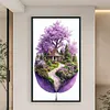 Landscape Leaf Silhouette-11CT Stamped Cross Stitch 40*70cm(Big Size) tapestrymarket