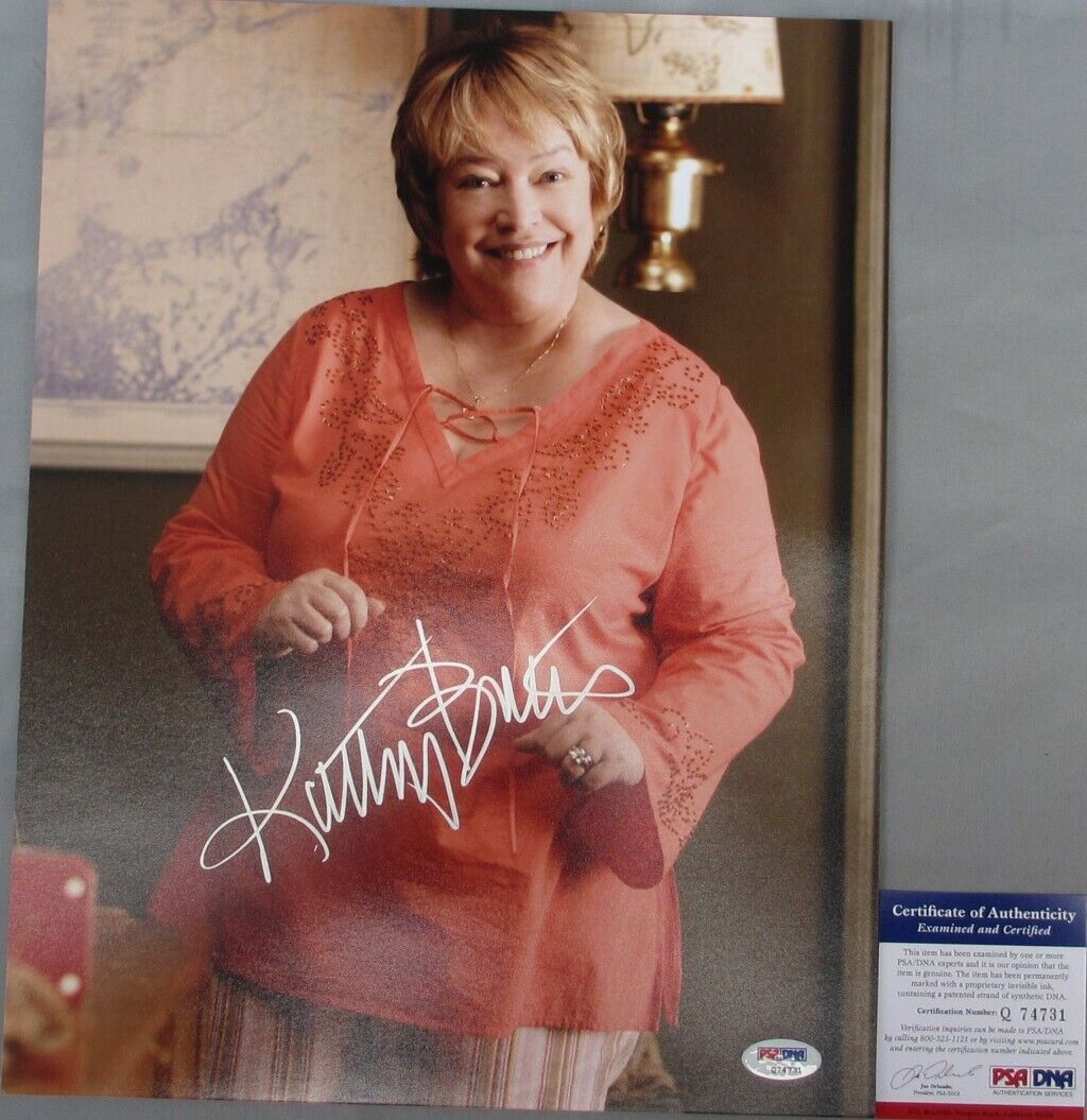 MISERY!! Kathy Bates Autographed Signed HARRY'S LAW 11x14 Photo Poster painting #1 PSA/DNA Oscar