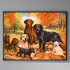 Labrador Dogs - 11CT Stamped Cross Stitch 50*40cm/19.69*15.75in