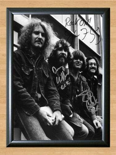 Creedence Clearwater Revival Signed Autographed Photo Poster painting Poster Print Memorabilia A3 Size 11.7x16.5
