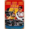 Légendes NASCAR - Panneaux en étain métallique(20*30cm/30*40cm) - Garage