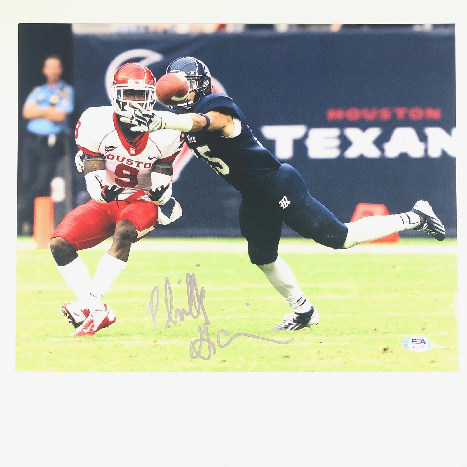 Phillip Gaines signed 11x14 Photo Poster painting PSA/DNA Rice Owls Autographed