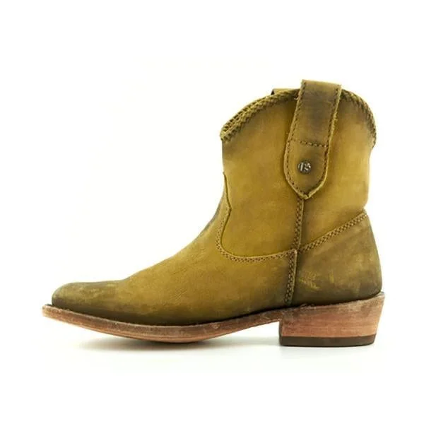 Chunky Heel Women Ankle Martin Boots