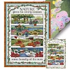 (Counted/Stamped)Rich Pastoral Seasons-14CT Cross Stitch 38*58cm/14.96*22.83in