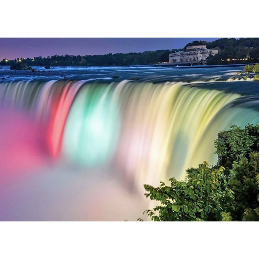 Waterfall Rainbow - Full Round - Diamond Painting