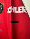 Joyfball 2019/2020 Retro Long Sleeve Manchester United Home Football Shirt 1:1 Thai Quality